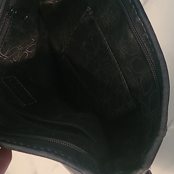 Fossil Cross Town Black Leather Slim Crossbody Messenger Bag Errands Practical - Picture 10 of 14